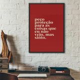 Quadro Decorativo Proteção Espiritual 45x34cm