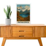 Quadro Decorativo Patagônia 24x18cm - Com Vidro