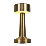 Luminária De Mesa Led Jimp Dimerizável Recarregável Ouro