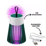 Luminária Mata Mosca Recarregável Para Tenda Camping