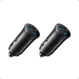 Carregador De Carro Anker Usb-c 30w, 2 Portas Tipo C, Pacote Com 2 Unidades Para Iphone