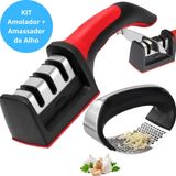 Kit Utensílios Profissional: Espremedor E Afiador Portátil