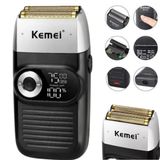 Barbeador Kemei Km-2026 Sem Fio Para Cortes Em Casa