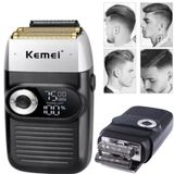 Barbeador Kemei Km-2026 Bivolt Para Acabamento Perfeito