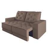 Sofá Retrátil E Reclinável 3 Lugares 1,80m Verona Suede Capuccino Mamflex