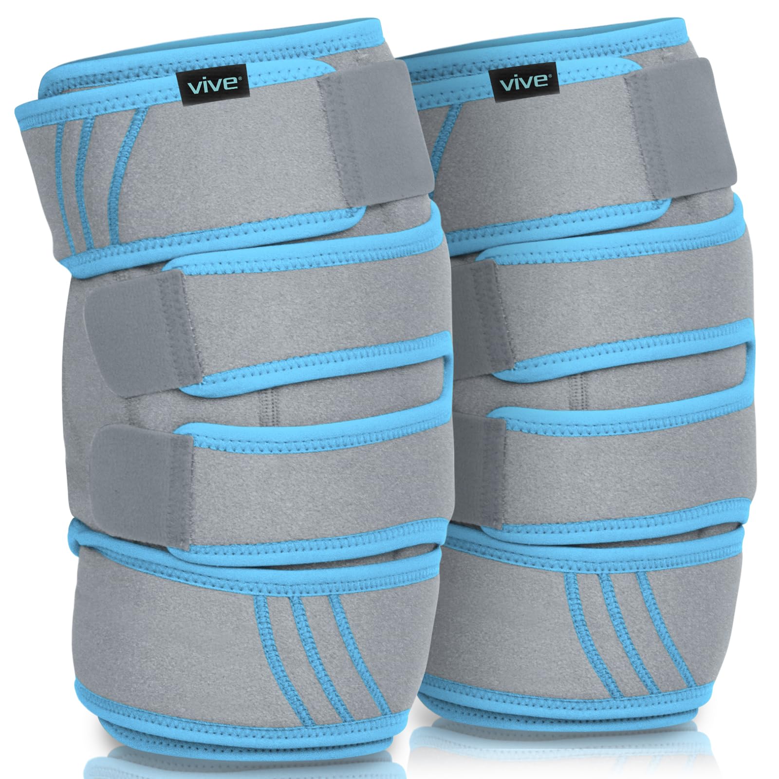 Cinta De Compressão Knee Ice Pack Wrap Vive Cold/hot Gel
