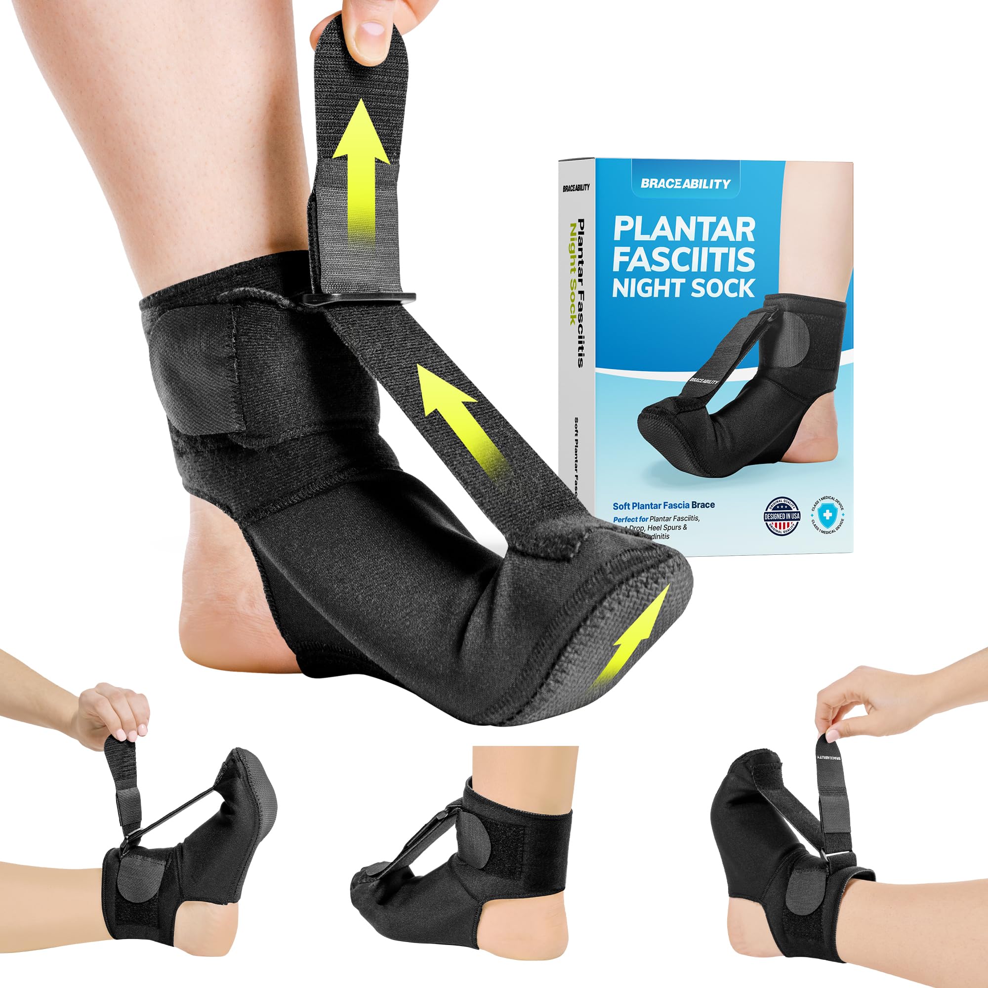 Fascite Plantar Night Splint Stock Braceability Relief