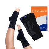 Meias De Compressão Nanosocks Para Mulheres E Homens (1 Par) Pretas