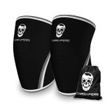 Par De Mangas De Joelho Gymreapers De 7 Mm Para Agachamentos E Fitness