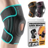 Joelheira Dr. Brace Elite Com Estabilizadores Laterais E Almofadas De Gel