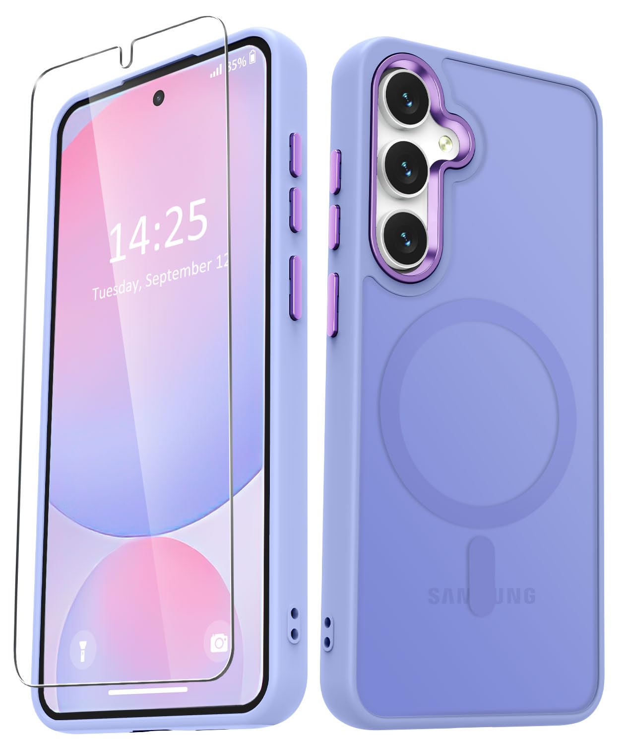 Capa De Telefone Yenapoon Para Samsung Galaxy S24 Fe Com Protetor De Tela