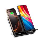 Suporte De Carregador Sem Fio Swanscout 504 Dual Para Iphone/samsung