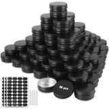 Latas De Metal De Alumínio Obkjj 60 Ml Com Tampa De Rosca, Pacote Com 96