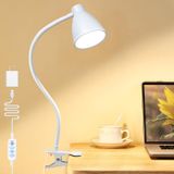Lâmpada De Mesa Bohon Clamp Reading Light 38 Led 10w 1500lm Branca