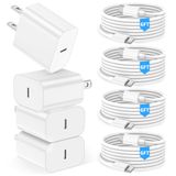 Carregador Usb C A C De 20 W Para Iphone 15/16, Ipad Pro 12.9/11