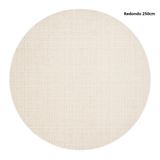 Tapete De Sala Pelo Baixo Redondo 250cm - Vener 088 - 250cm