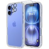Capa De Telefone Diverbox Para Iphone 16 À Prova De Choque, À Prova De Quedas, Transparente