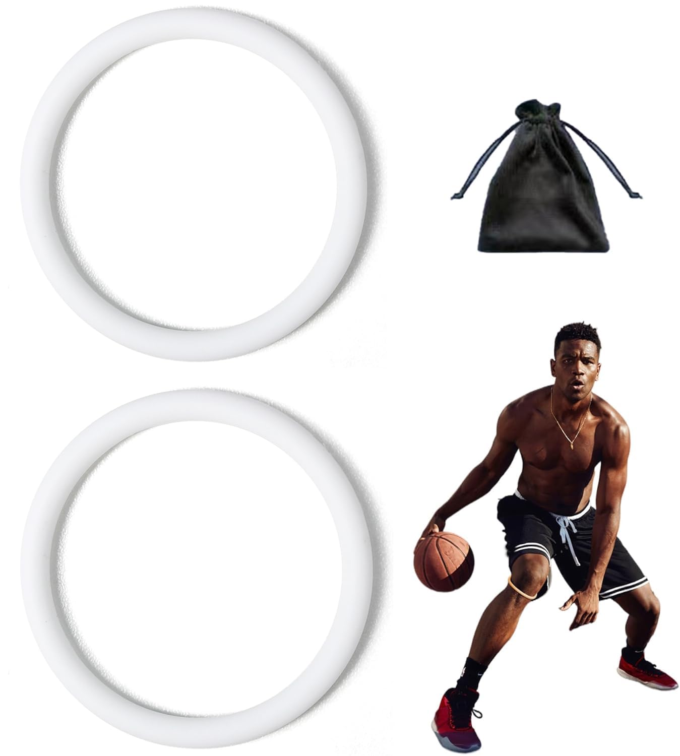 Cinta De Suporte Do Tendão Patelar Lyyhmay Knee Pain Relief White