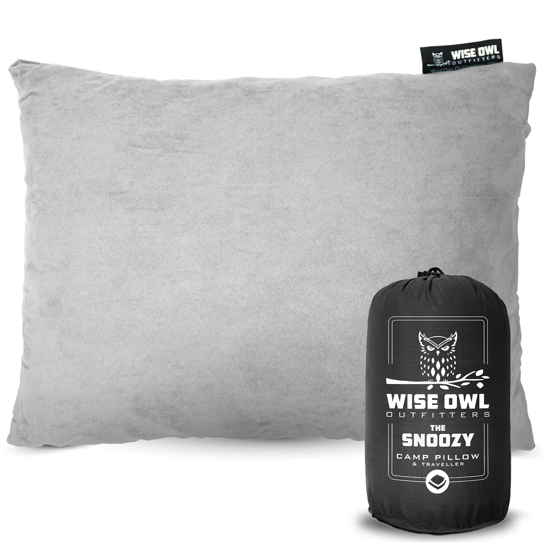 Almofada De Acampamento Wise Owl Outfitters Com Espuma Viscoelástica Lavável