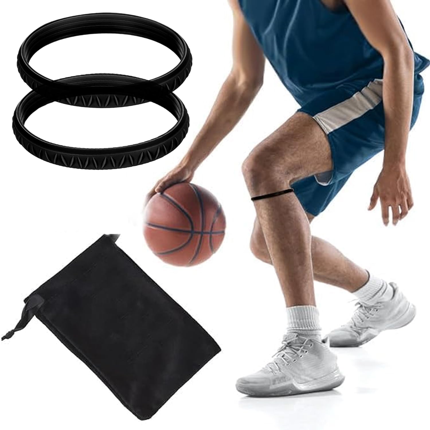 Joelheira, Tendão Patelar, Alívio Da Dor, Lyyhmay, 2 Pacotes Pretos