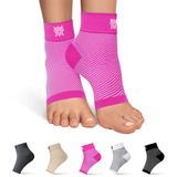 Manga De Compressão Bitly Plantar Fasciitis Socks Pink M