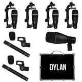 Kit De Microfone Para Bateria Dylan Dd-7 Com Hard Case