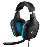 Headset Gamer Logitech G432 7.1 Dolby Surround para PC PlayStation Xbox e Nintendo Switch Preto/Azul