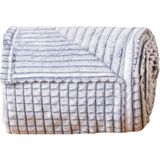 Manta Casal Alpen Efeito Back Print 100% Poliéster 240g/m² 180x240cm Azul Cobalt
