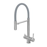Torneira Cozinha Monocomando Saída Para Filtro Inox Escovado