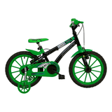 Bicicleta Infantil Baby Lux Masculina Com Rodinhas Aro 16