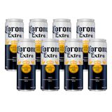 Cerveja Corona Pilsen Lata 350ml com 8 unidades