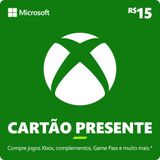 Gift Card Digital Xbox Cash R$ 15