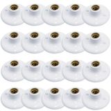 Kit 20 Plafons Taschibra Porcelana Redondo E27 Bivolt Branco