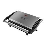 Grill E Sanduicheira Britânia Bgr27i Press 2 Em 1 Inox / Preto 127v