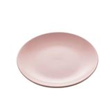 Prato Para Sobremesa De Cerâmica Cronus Rosa 20,5cm 8642