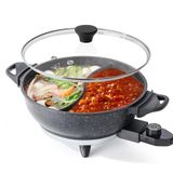 Panela Elétrica Senschef 4l Com Divisória De Duplo Sabor 1500w