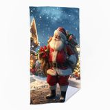 Toalha De Praia - Papai Noel &amp; Presentes