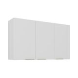 Armário Aéreo Triplo Itatiaia Renova Com 3 Portas, 2 Prateleiras E 120cm De Largura