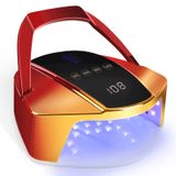 Lâmpada De Unhas Led Sem Fio Linssy 96w Com Alça De 4 Temporizadores (vermelha)