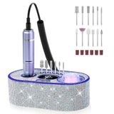 Furadeira De Unhas Elétrica Dednmsca Sparkly 40000rpm Com 12 Bits