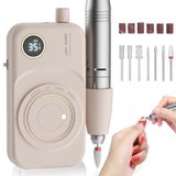 Furadeira De Unhas Elétrica Mugle 35000rpm Recarregável Com Kit De Brocas