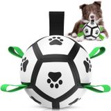 Brinquedo Para Cães Qdan Bola De Futebol Para Cães Com Alças Para Cães Pequenos