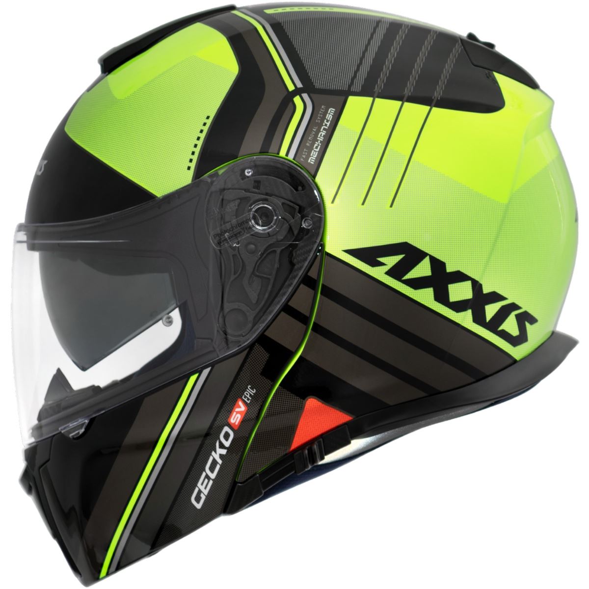 Capacete Axxis Gecko Sv Epic B3 - Amarelo Fluor - Carrefour