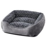 Cama De Cachorro Joejoy Retangular Cinza Para Cães Pequenos, Médios E Grandes