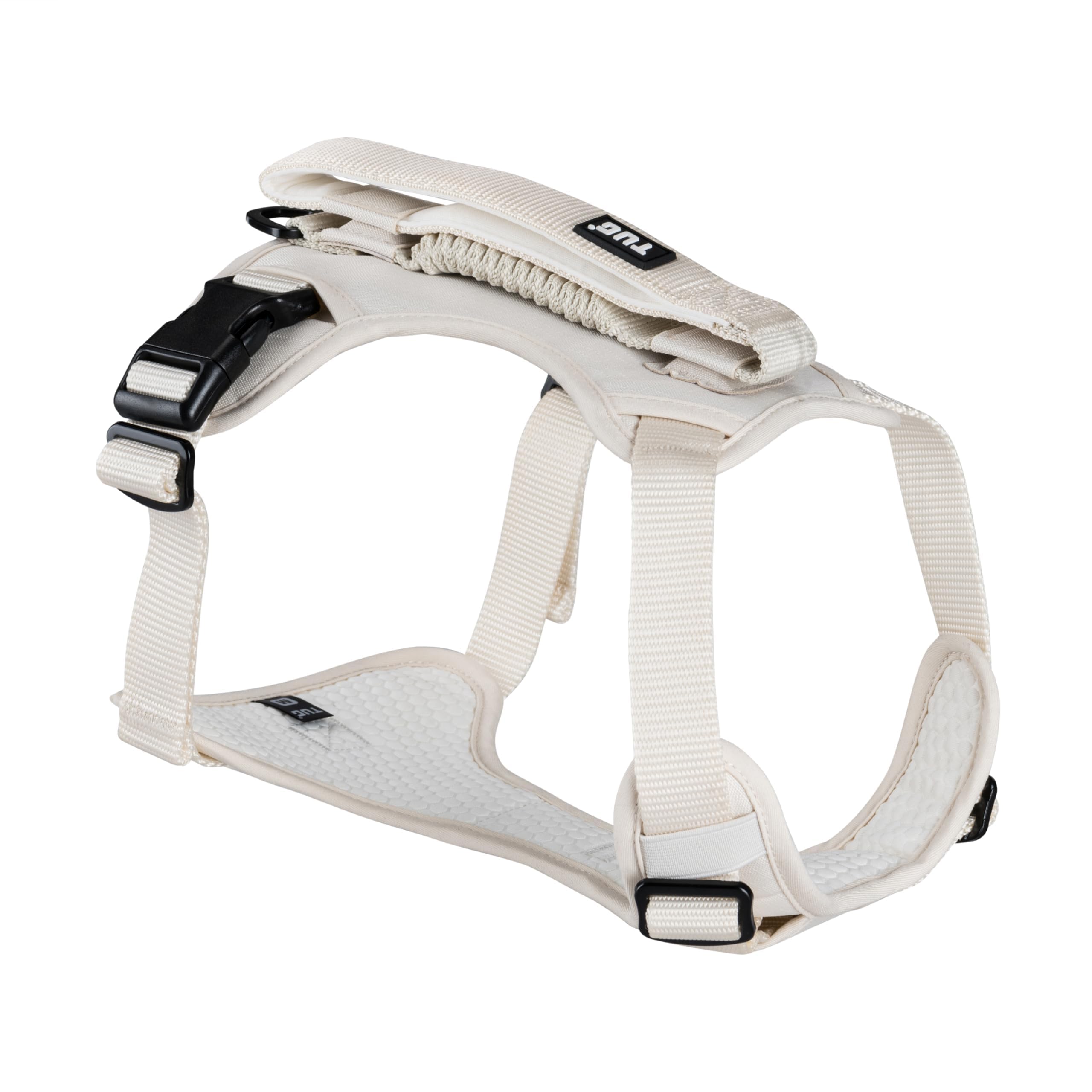 Arnês Para Cães Tug Grab Integrated Traffic Leash Large Cream