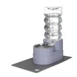 Bebedouro Automático Para Animais De Estimação Rizzari 8l Gravity Stainless Steel