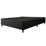 Cama Box Base Casal Queen 1,58m Suede Marsala