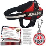 Conjunto De Acessórios Para Cães De Serviço Pelto Vest, Etiqueta De Identificação E 50 Cartões Ada