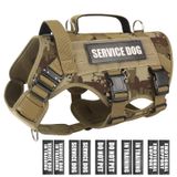 Colete Para Cães Winsee Service Dog Para Cães Grandes, Preto
