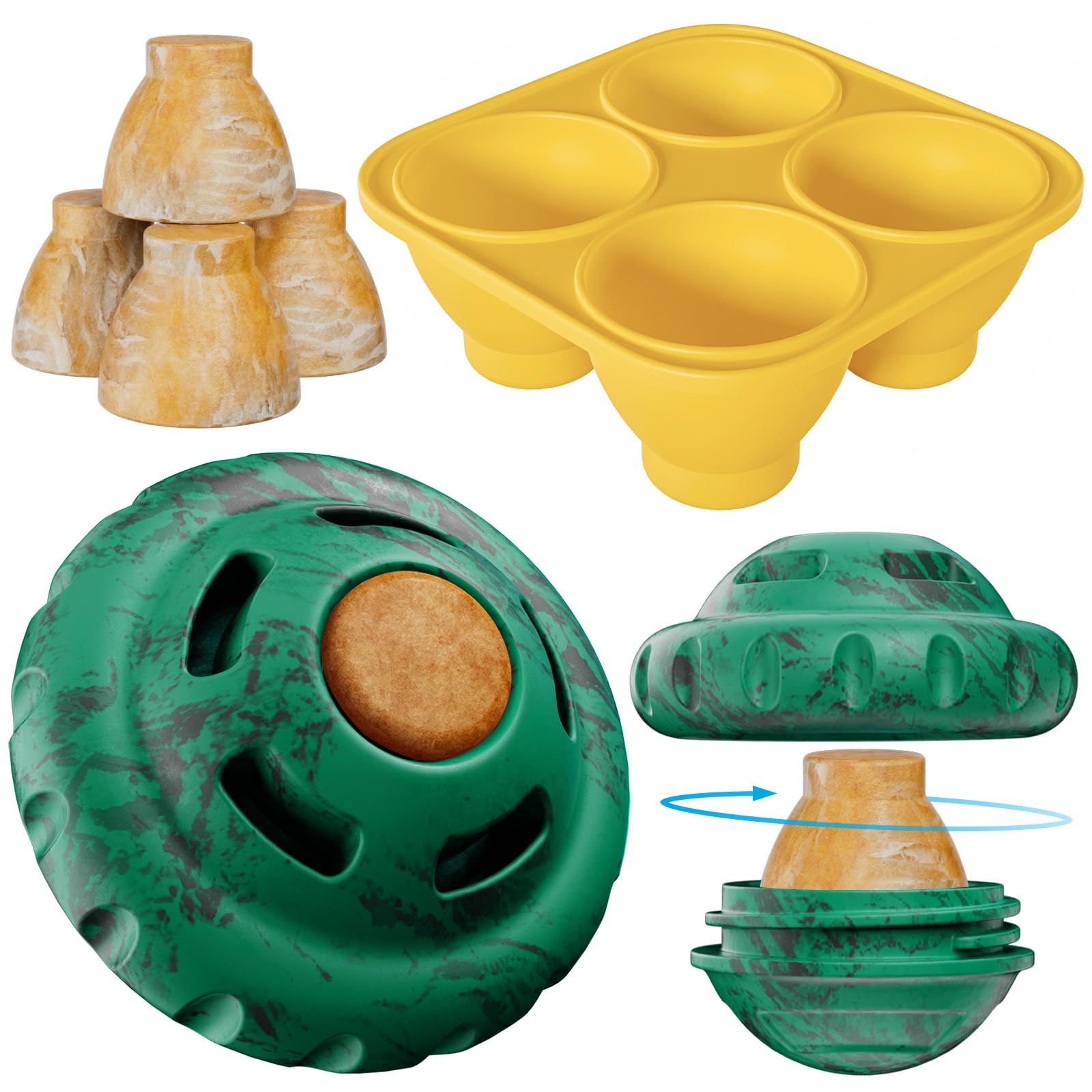 Brinquedo Para Cães Luckdoor Frozen Treat Enrichment Slow Food Training